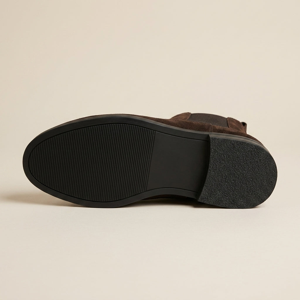 Chelsea Boot in Genuine Suede Leather