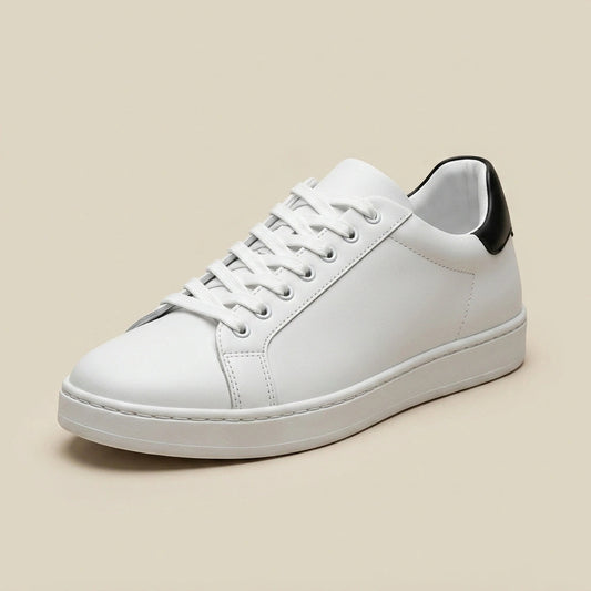 Street Sneaker in Vegan Leather – White – 01 Hero