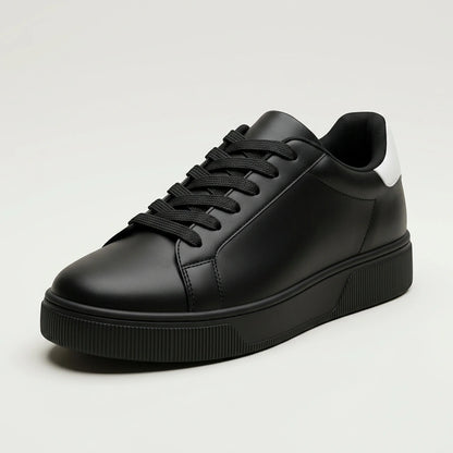 Street Sneaker in Vegan Leather – Black – 01 Hero