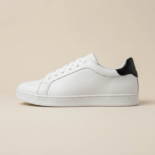 Street Sneaker in Vegan Leather – White – 02 Side