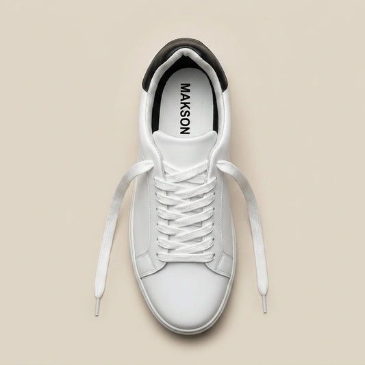 Street Sneaker in Vegan Leather – White – 03 Top