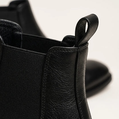 Chelsea Boot in Genuine Leather – Black – 06 Detail