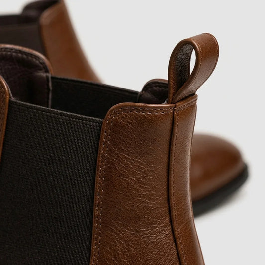 Chelsea Boot in Genuine Leather – Brown – 06 Detail