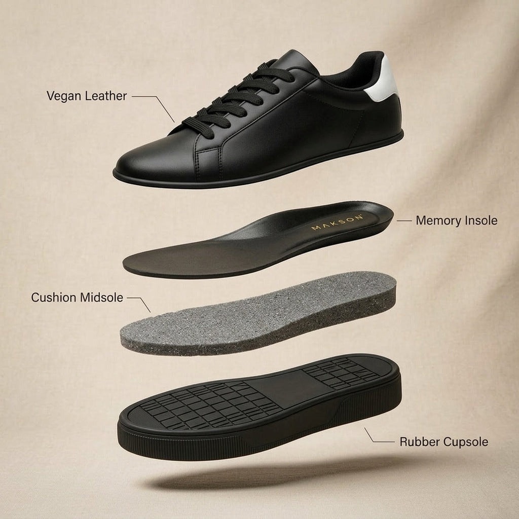 Street Smart Casual Sneakers Exploded View